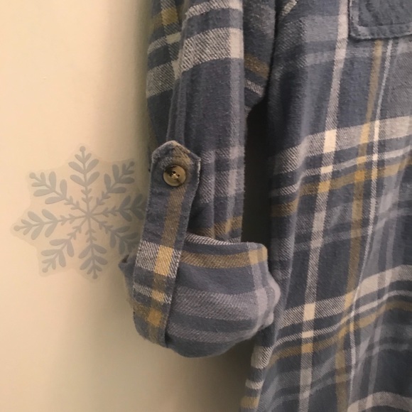 Blue Flannel With A Hood - Picture 4 of 5